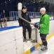 První trénink na ledě