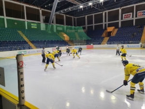 Slovan Ústí nad Labem : HC Draci Bílina 14:2 (3:0,6:1,5:1)