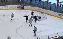 HC Stadion Cheb : HC Draci Bílina 3:4 (1:1,0:1,2:2)