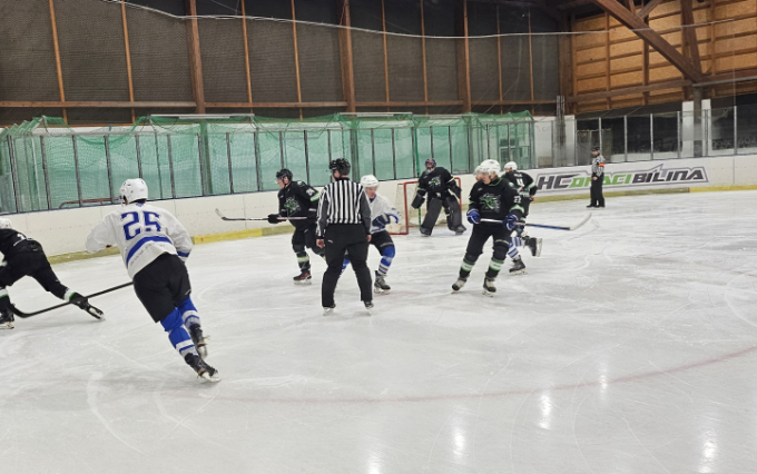 HC Draci Bílina : HC Slovan Louny 8:2 (1:1,4:0,3:1)